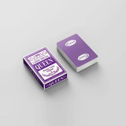 賭場等級撲克紙牌 - 大字體防窺 撲克尺寸
