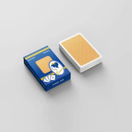 賭場品質塑膠撲克牌 - 大字體 撲克尺寸