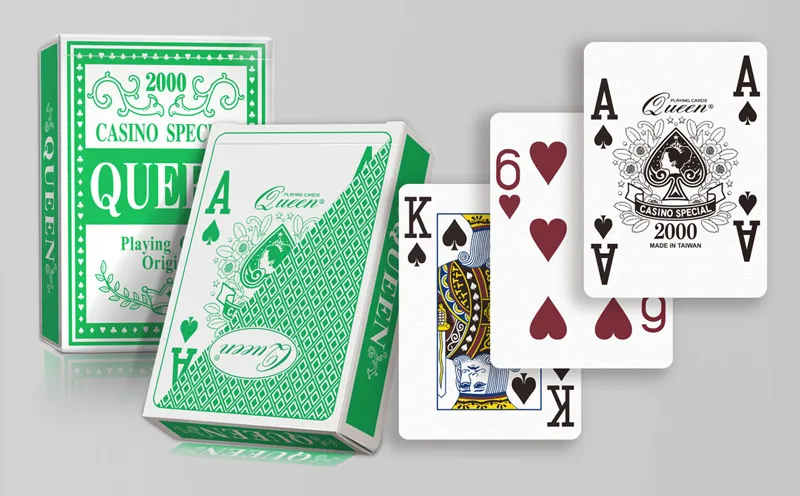 Cartes à jouer en papier de qualité casino Taille poker - Jumbo Tech Art
