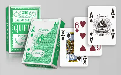 賭場等級撲克紙牌 - 大字體四角 撲克尺寸